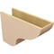 Ekena Millwork 8"W x 24"D x 16"H Classic Greensboro Rough Cedar Woodgrain TimberThane Corbel, Primed Tan CORUR08X24X16GRNRCPR - alternate 2